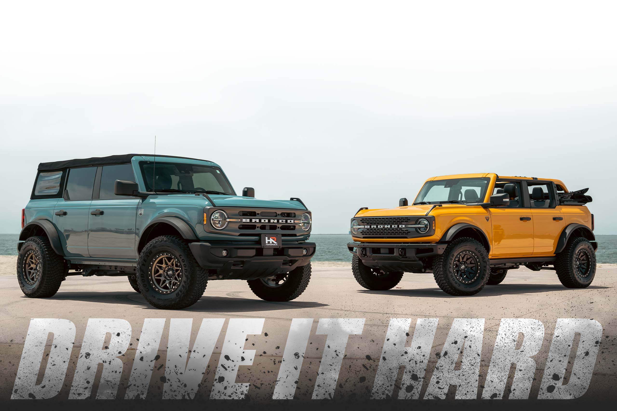 Ford Bronco's on 17x9 H105 and 17x9 H106