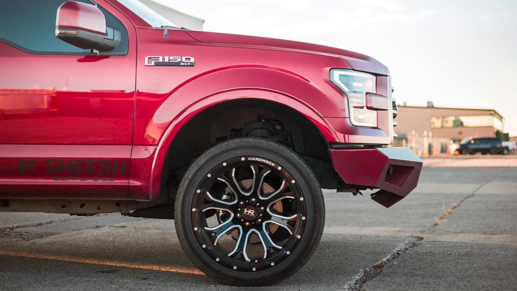 Ford F-150 on 22x12 -51 Hardrock Offroad H505's