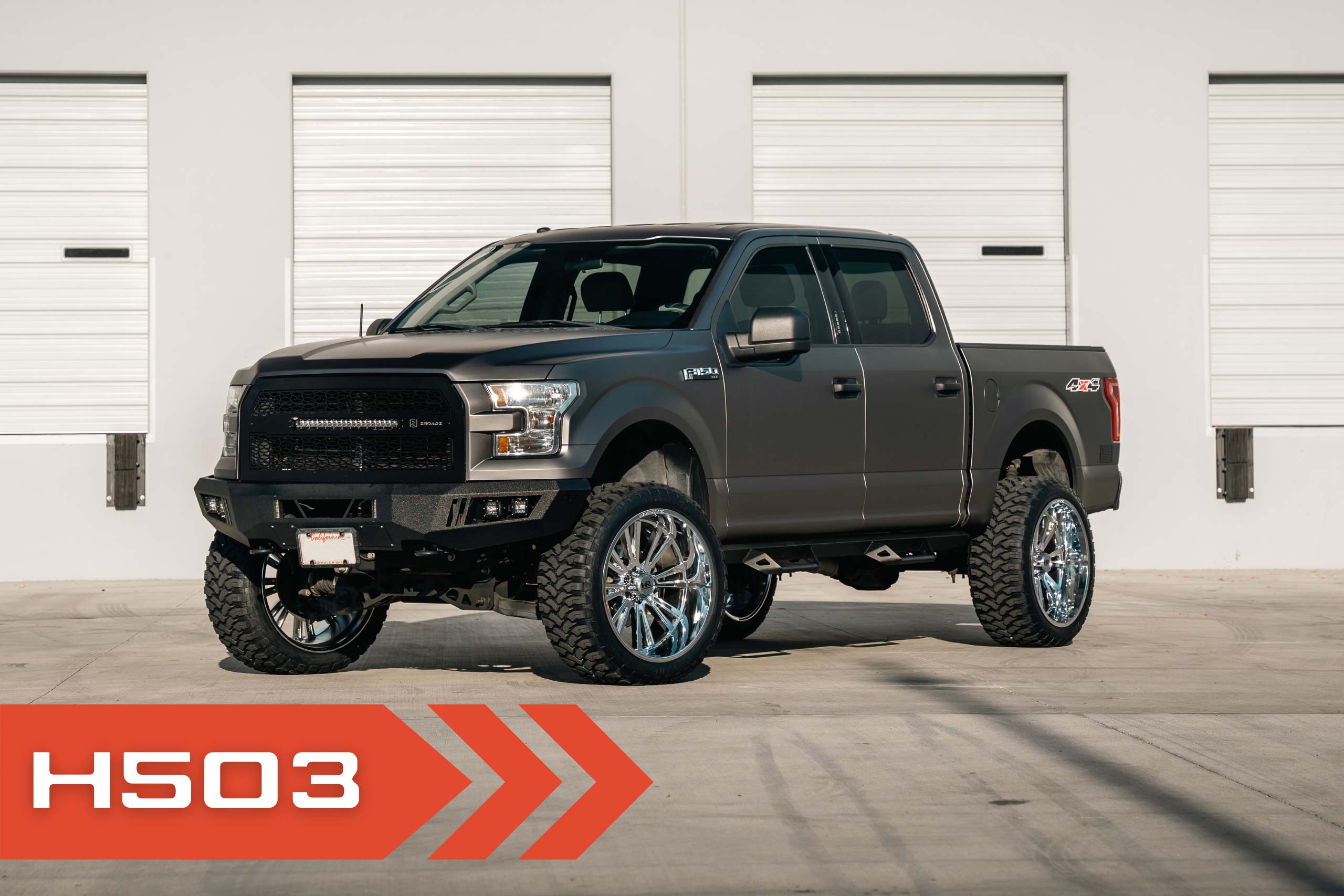 Ford F-150 XLT on 24" Chrome H503 12-Wides
