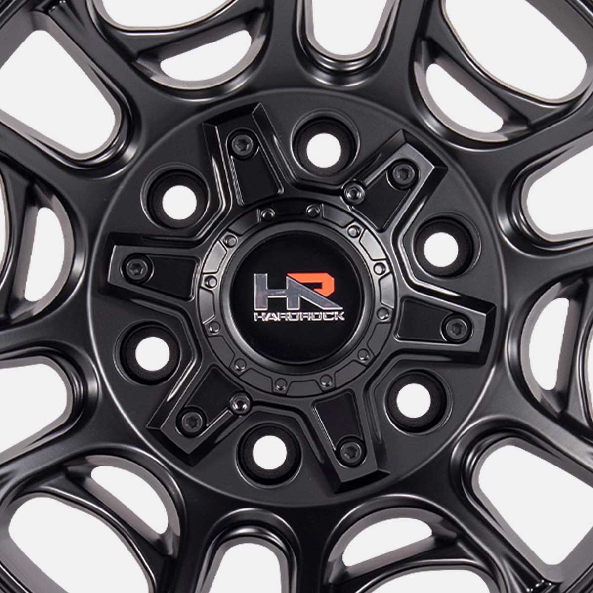 hardrock offroad h111 off road wheel spoke cap detail