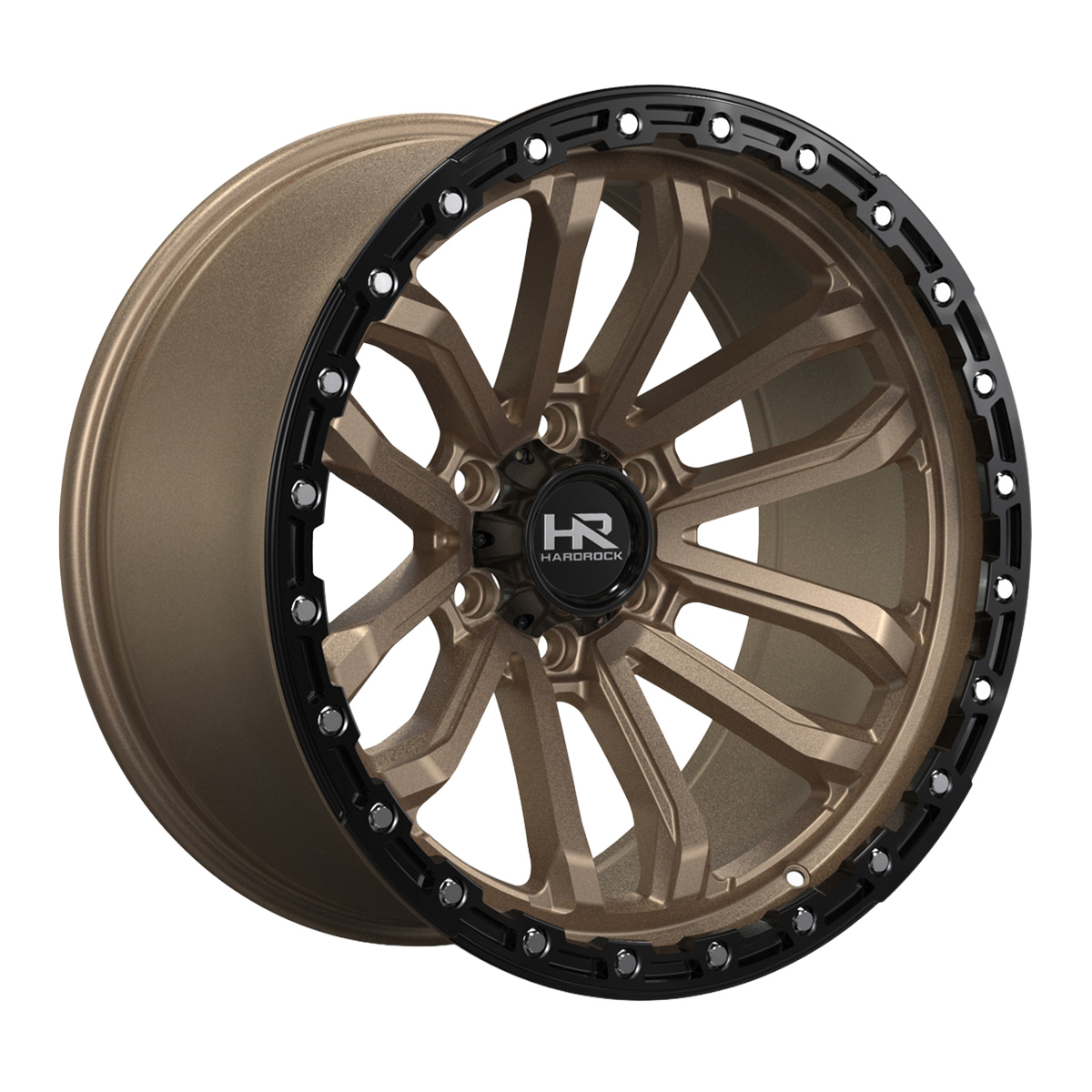 hardrock offroad h112 off road wheel satin bronze