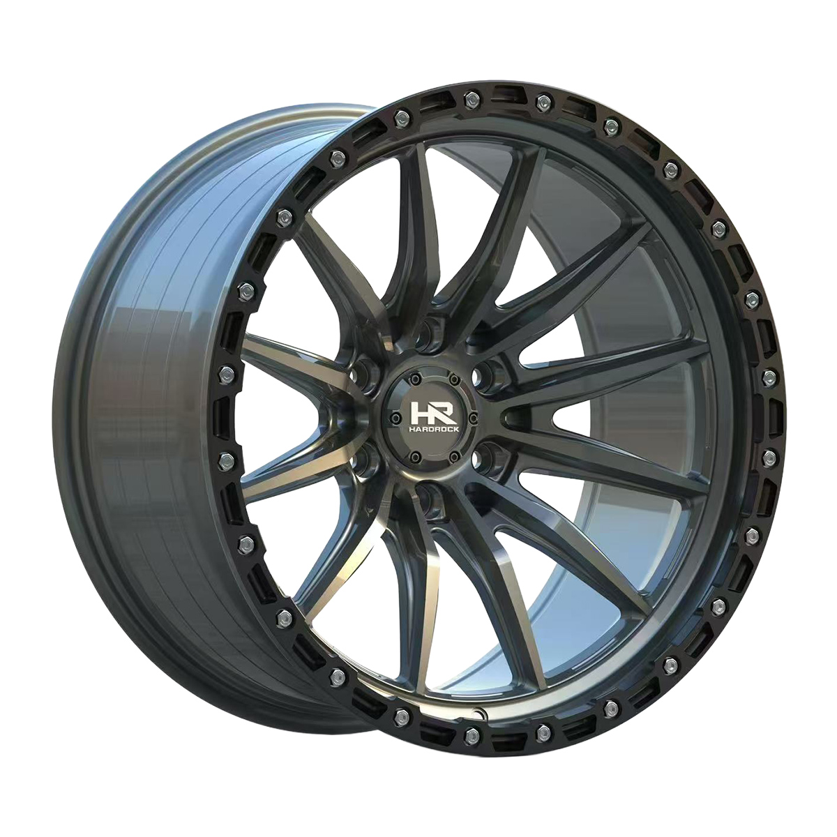 hardrock offroad h114 off road wheel satin black