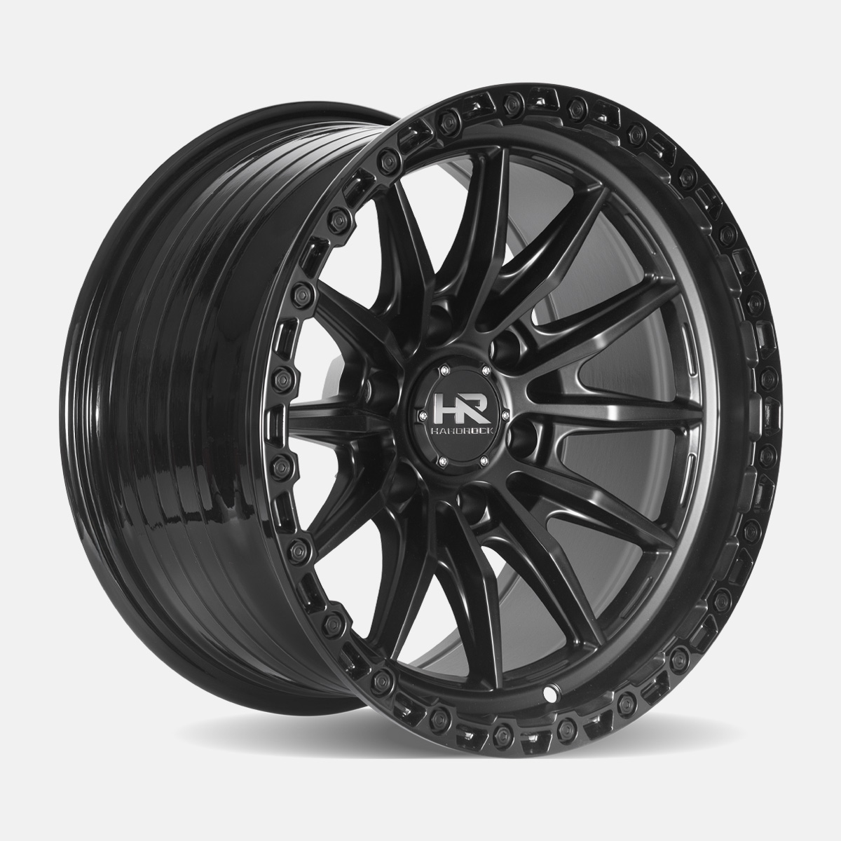 hardrock offroad h114 satin black angle right