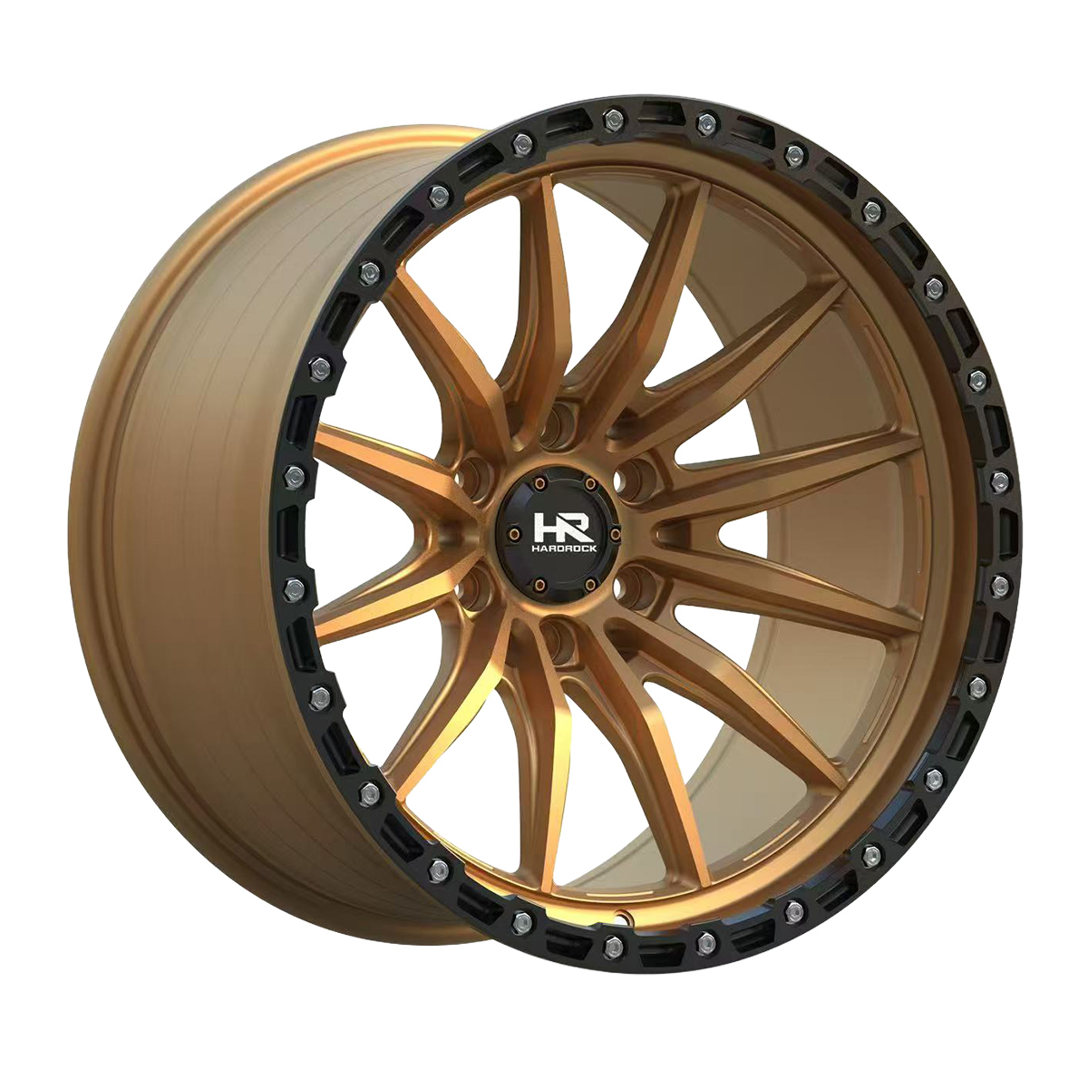 hardrock offroad h114 off road wheel satin bronze
