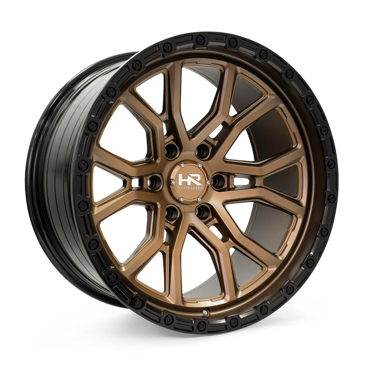 hardrock offroad h115 off road wheel satin bronze