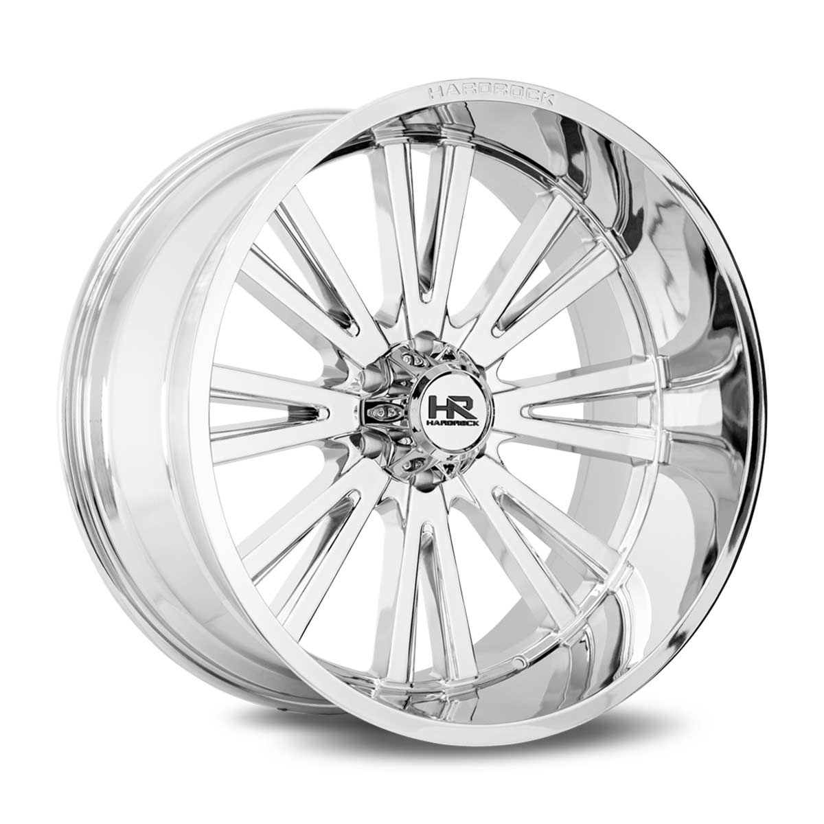 hardrock offroad h503 polished chrome truck wheel