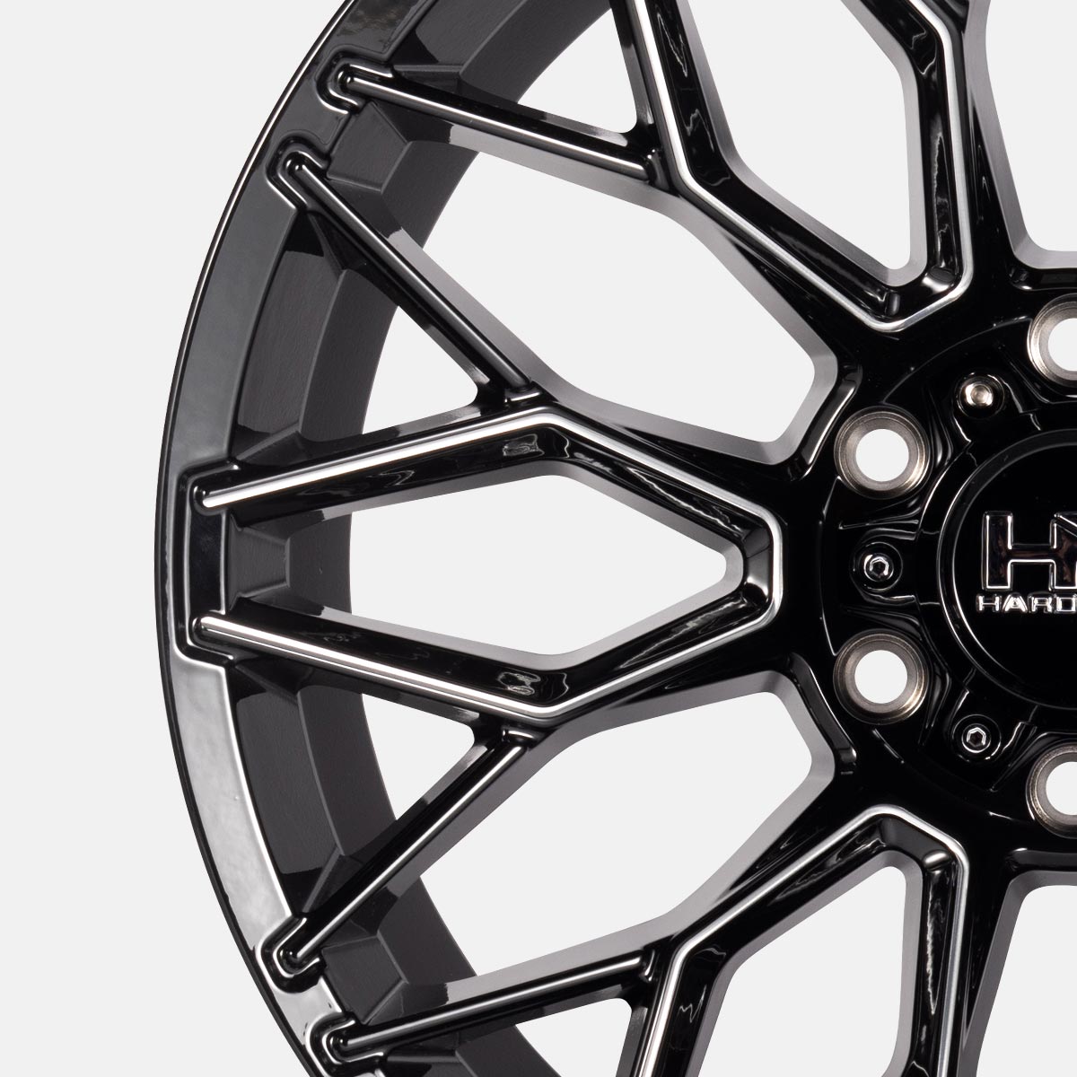 hardrock offroad h509 truck wheel spoke detail