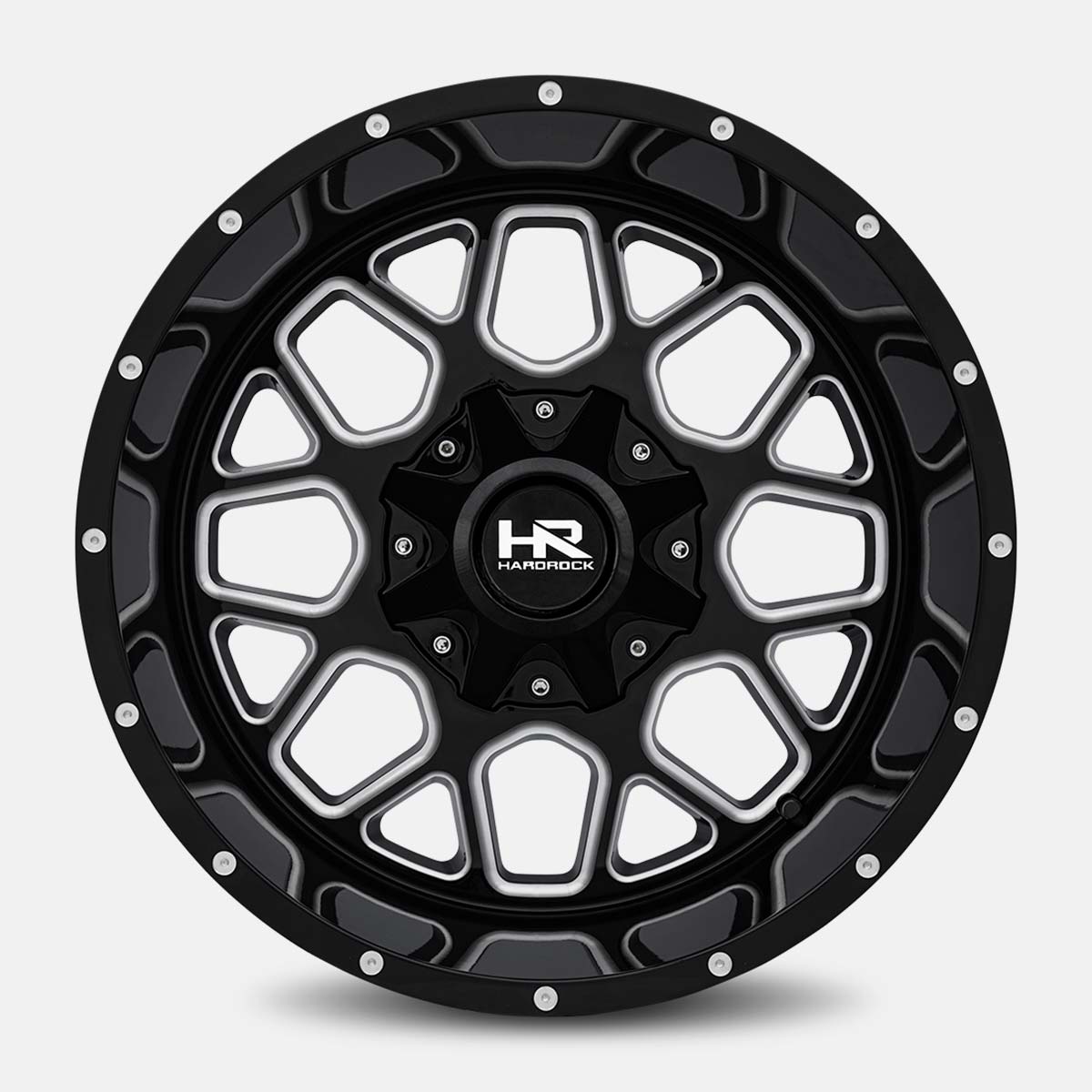 hardrock offroad h705 truck wheel front