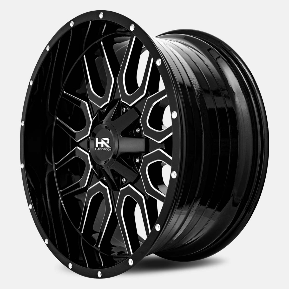 hardrock offroad h709 truck wheel angle left