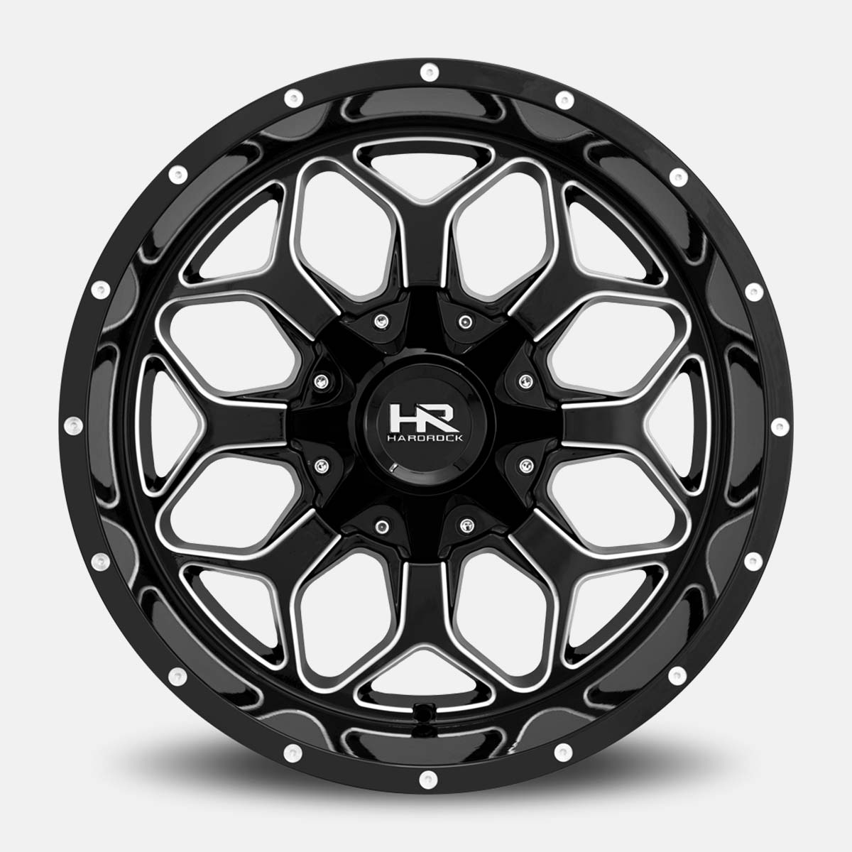 hardrock offroad h712 truck wheel front