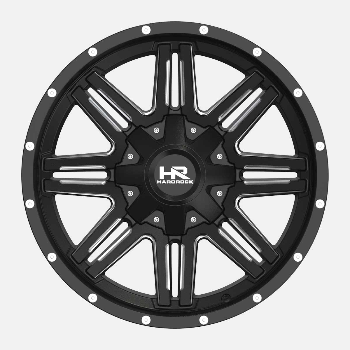 hardrock offroad h715 truck wheel front