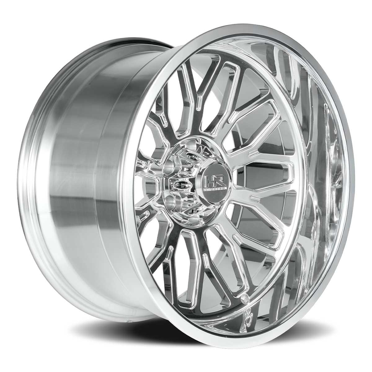 h910 monoblock concave forged polished finish truck wheel
