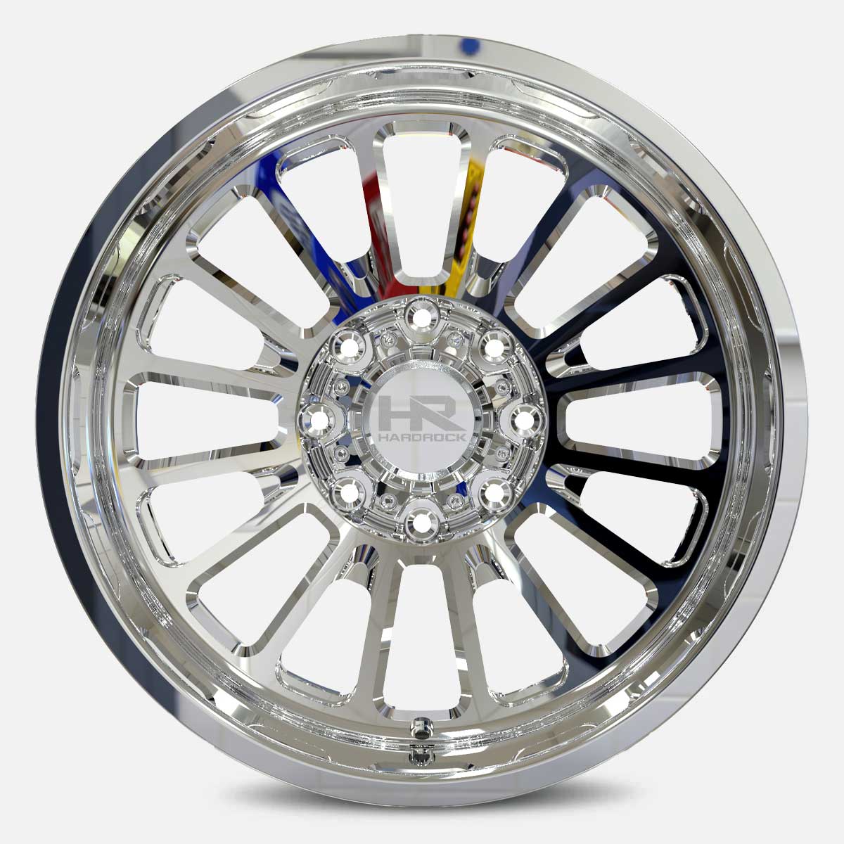 hardrock offroad h913 concave forged truck wheel angle left