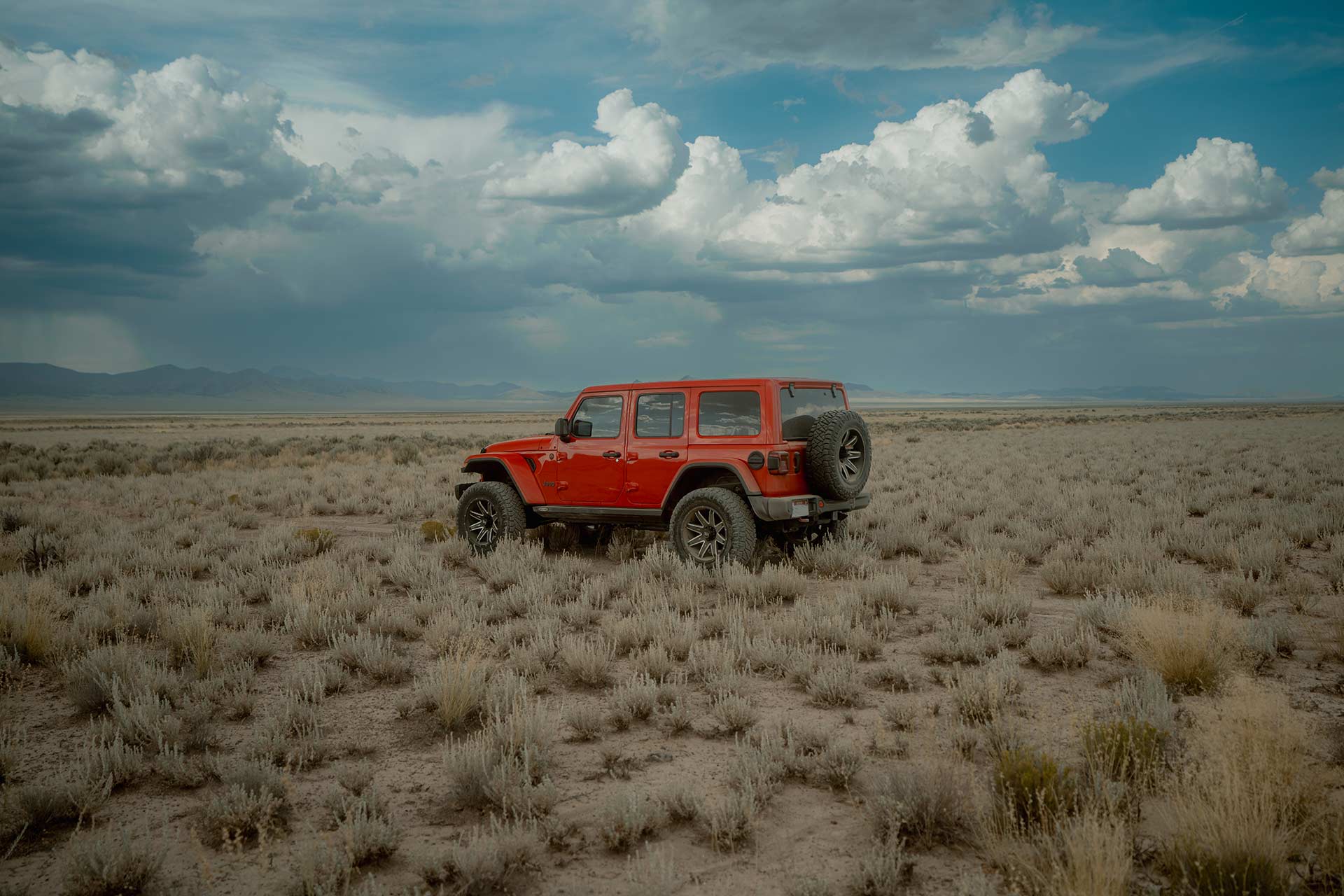 red jeep wrangler jl with gloss black milled hardrock h502 off road wheels